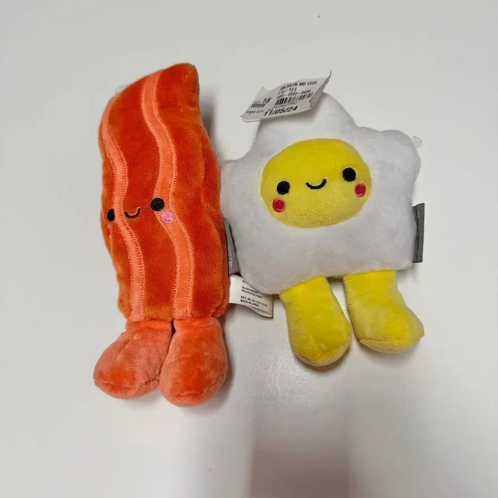 Hallmark Better Together Valentines Christmas Birthday Gift Plush Bacon Egg